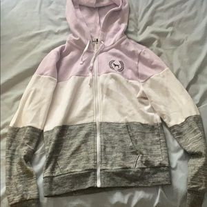 vs pink zip up hoodie!!